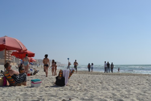 Dia de sol na praia em Alexandria :-)