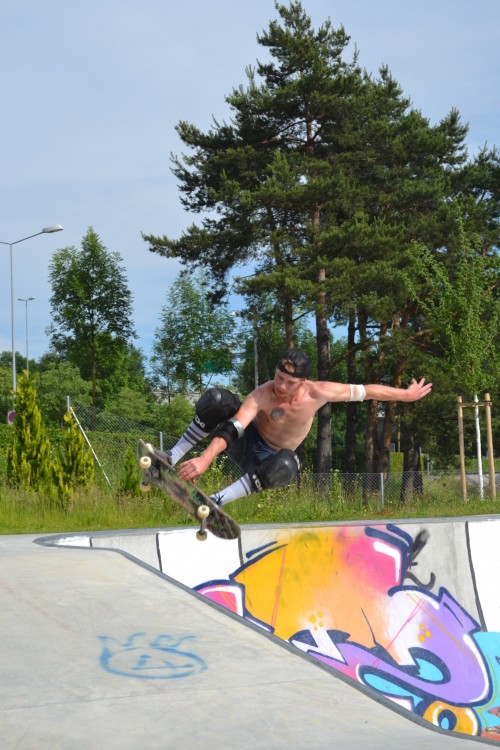 No skatepark de Zurique
