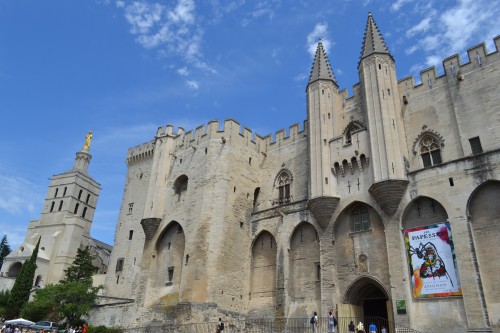 Fortaleza de Avignon no centro