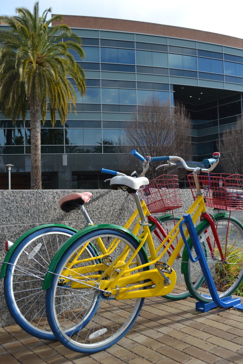 As bicicletas do Googleplex são bonitinhas